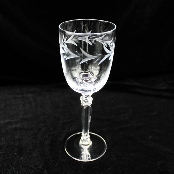 Vintage Fostoria Crystal Cordial Glasses Holly Pattern Dessert Wine Sherry - 6 - Picture 3 of 6
